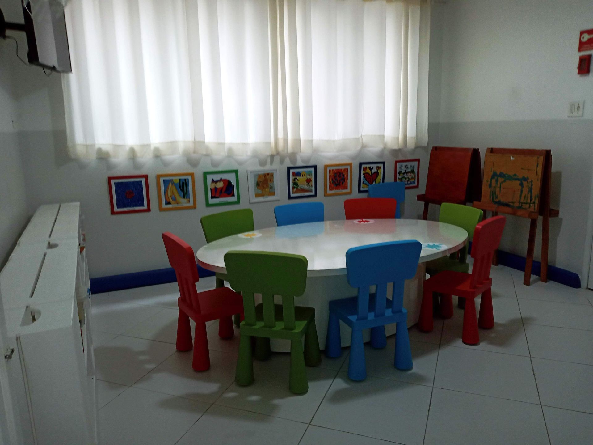 Espaço de leitura e descanso