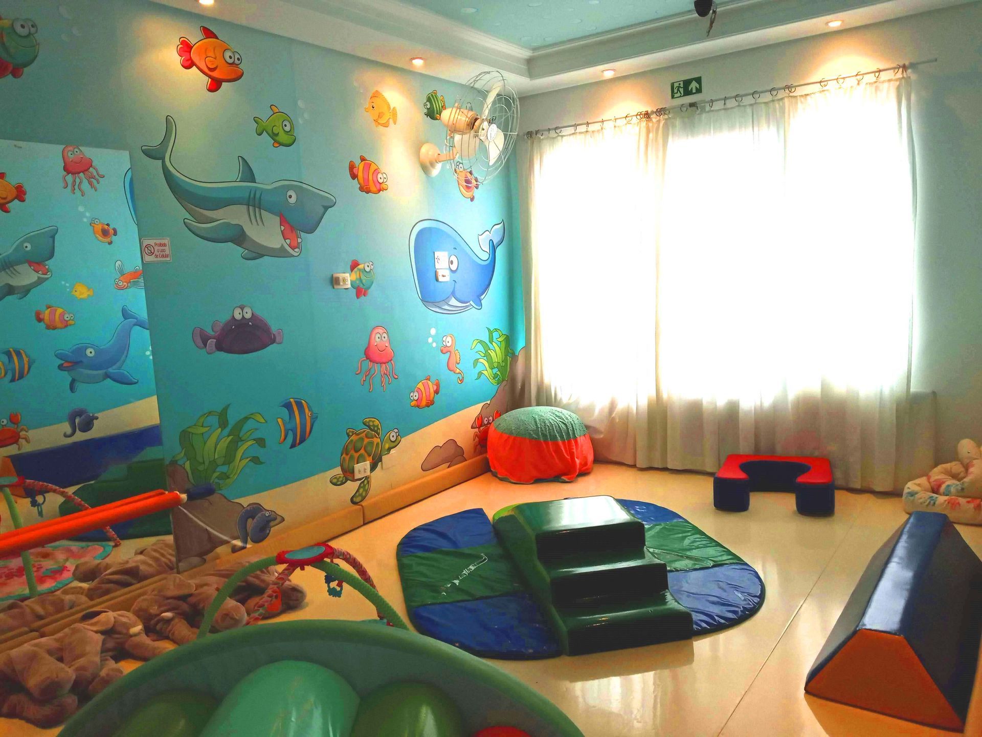 Sala de estimulação Fundo do Mar